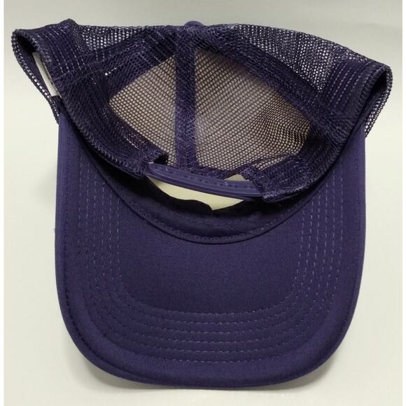 NWT Trucker Funny DRUNK 2 Ball Cap Hat Adjustable Snapback Lucky 777 Purple - Picture 8 of 9
